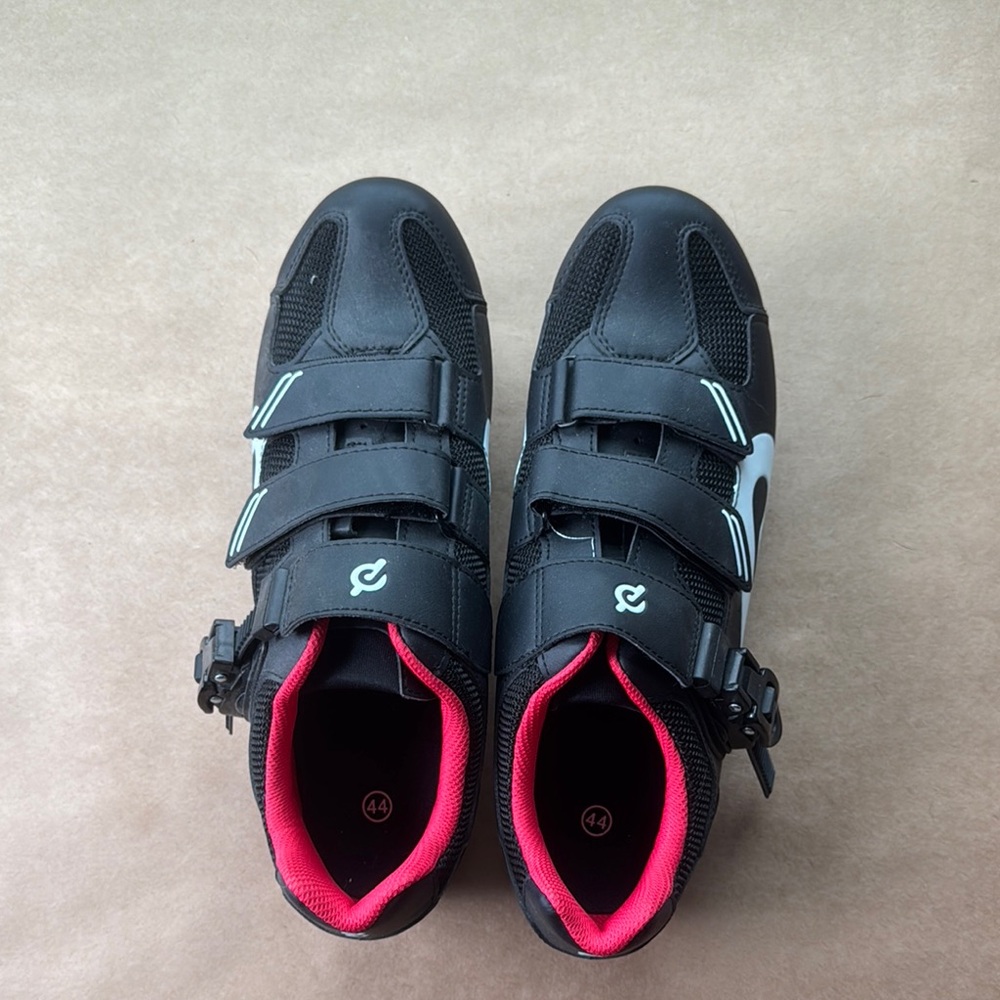 Black Cycling Shoes - Peloton Men’s Size 44, never worn!